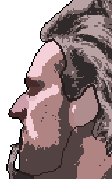 Pixel-art portrait of Tom Fanta